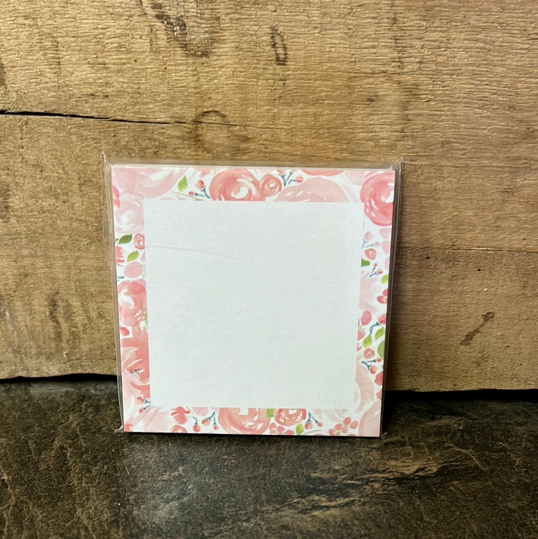 Floral Sticky Notes