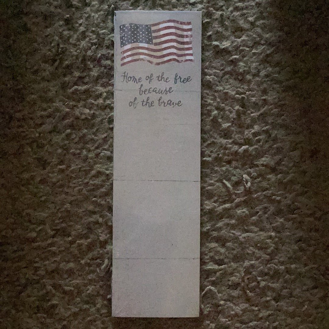 Because of The Brave List Pad