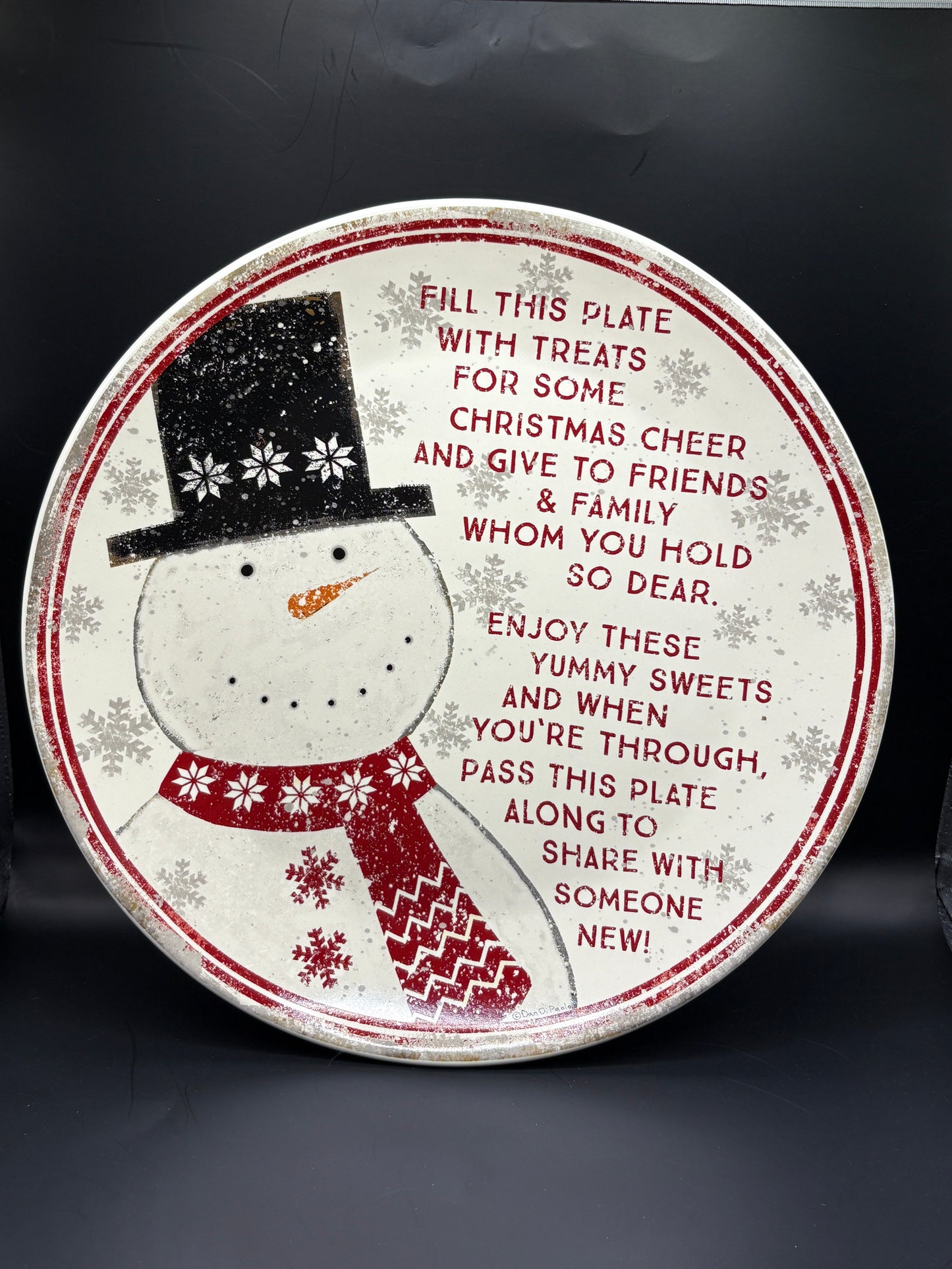 Christmas Giving Plate