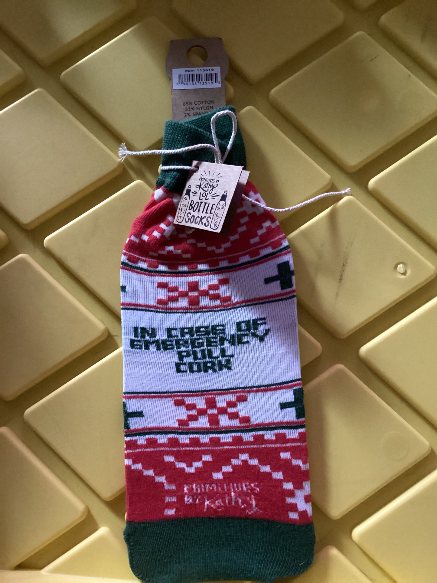 Christmas Survival Kit - Wine Sock