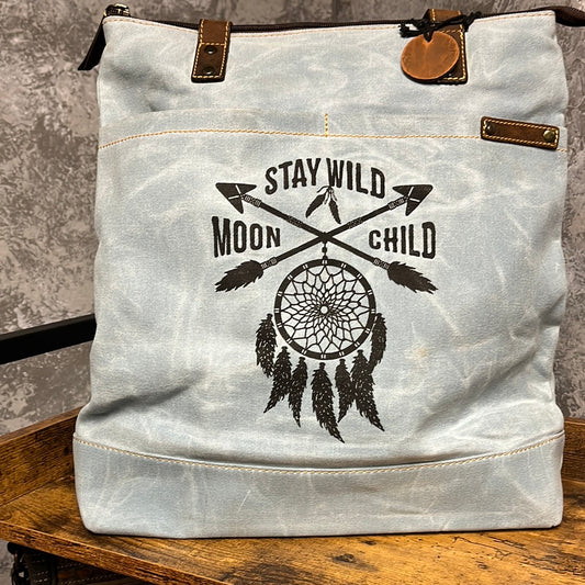 Myra- Stay Wild Moon Child Tote Bag