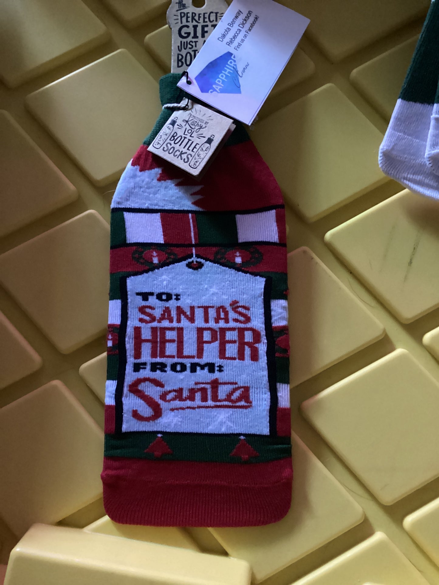 Santa’s helper - Wine Sock