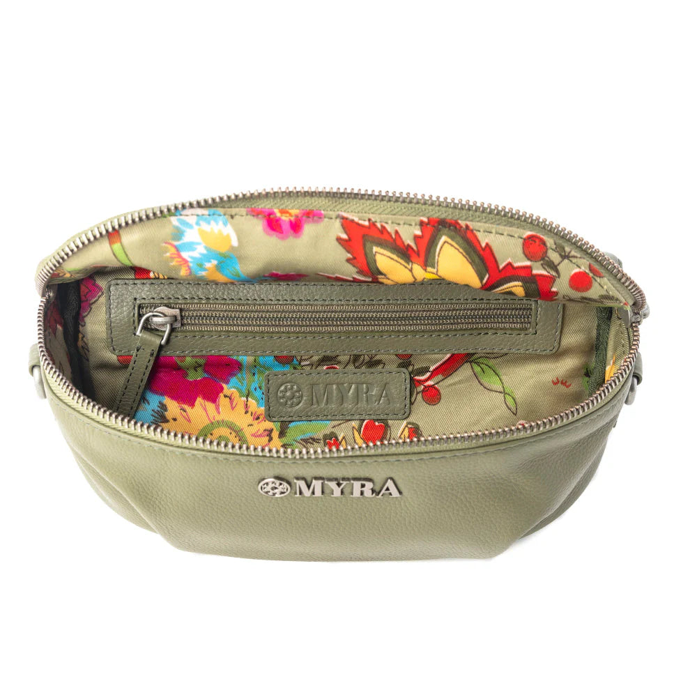 Juniper Sage Leather Fanny Pack