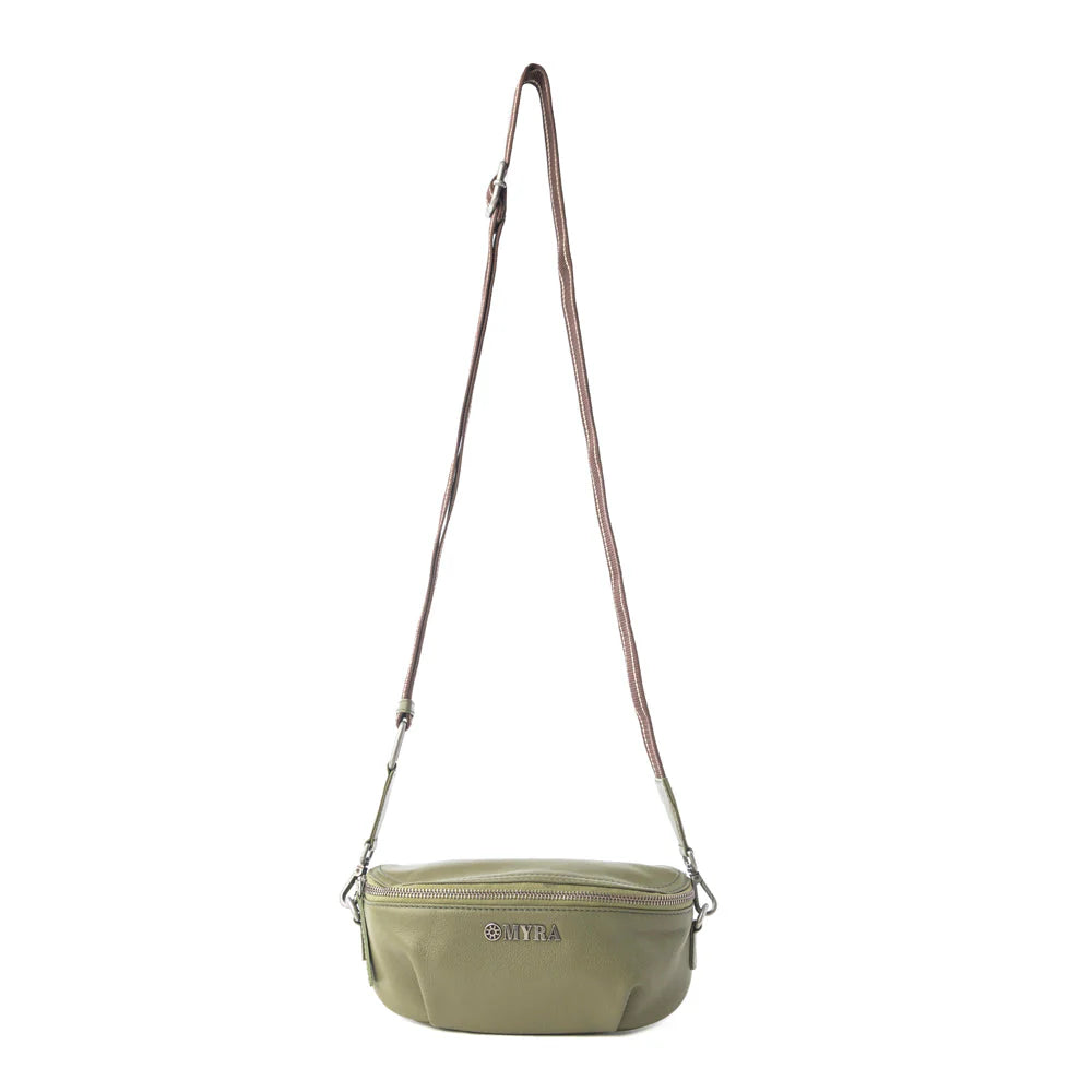 Juniper Sage Leather Fanny Pack