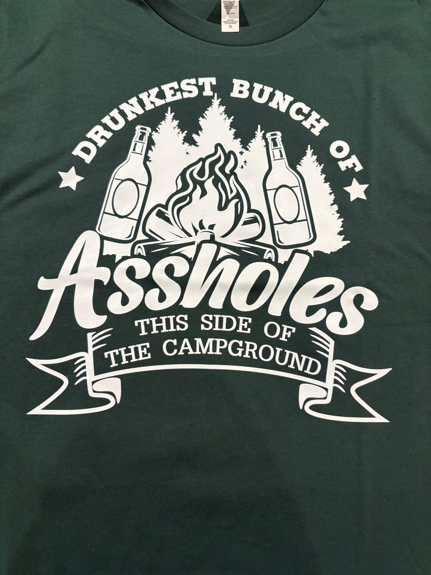 Drunkest Bunch Camping T-Shirt