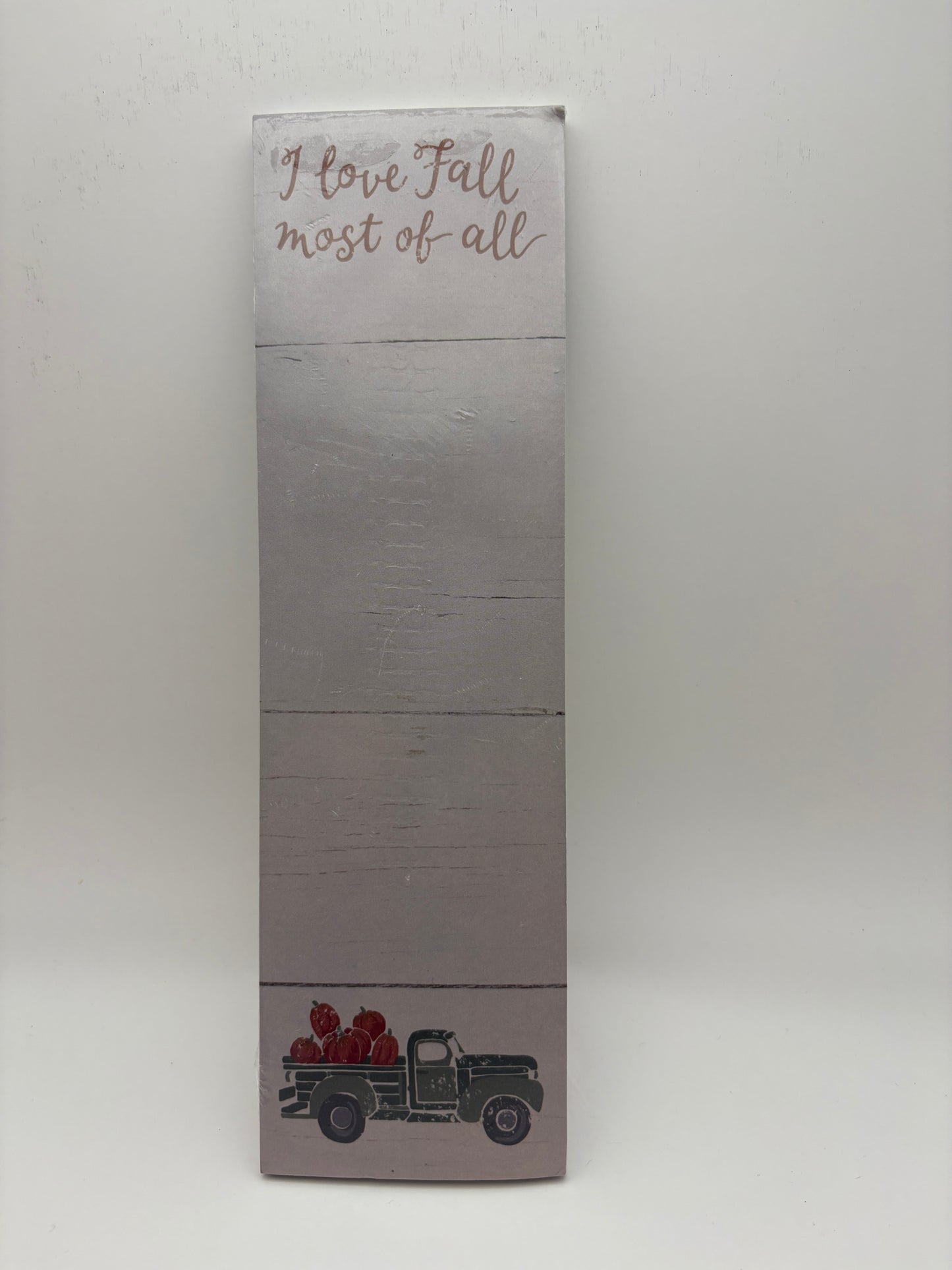 I Love Fall Most of All List Pad