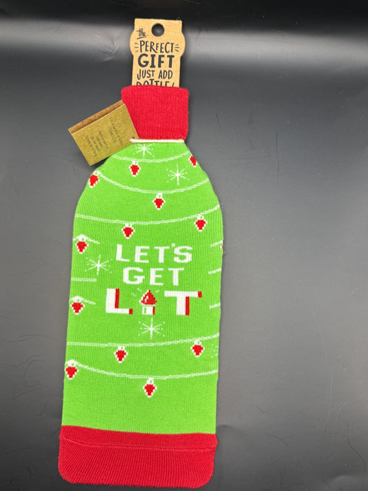 Let’s Get Lit - Wine Sock
