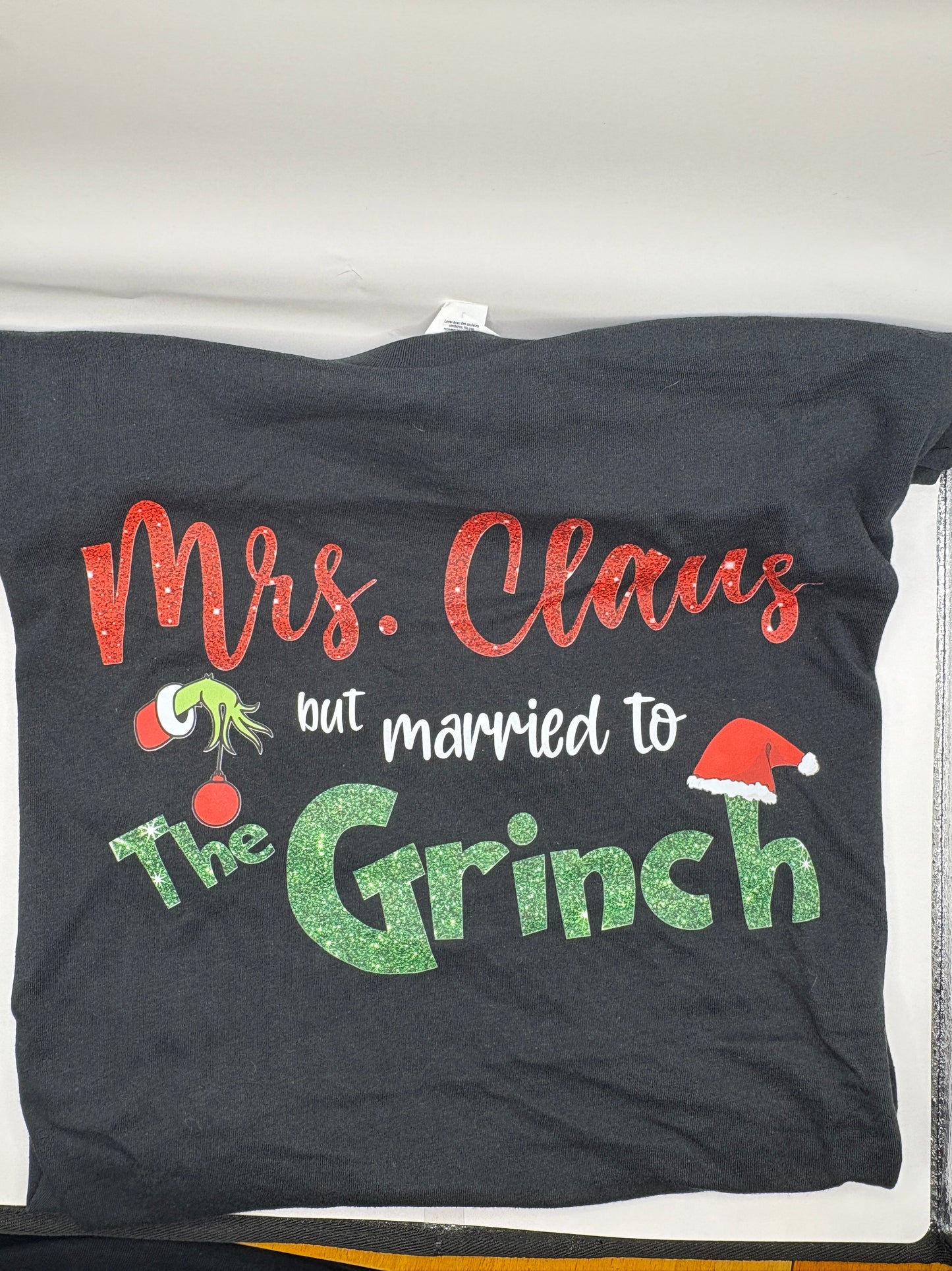 Mrs Claus Married to Grinch T-Shirt