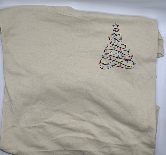Christmas Tree w/ Lights T-Shirt