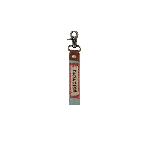 Paradise Canvas Key Strap